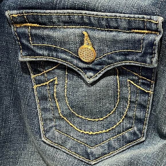 True Religion Swarovski Becky Boot Cut Jeans - Picture 2 of 9